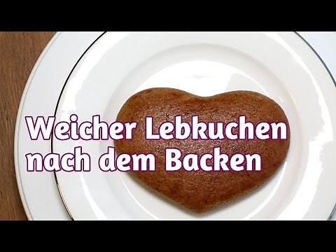 Lebkuchen nach Omas Rezept - gleich weich nach dem Backen