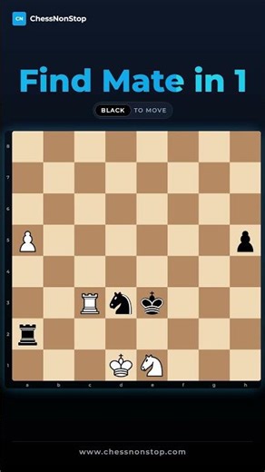 Can you find Mate in 1? ♟️