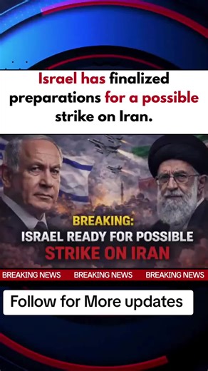 Israel has finalized preparations for a possible strike on Iran.#US #Iran #Israel #war #whitenews
