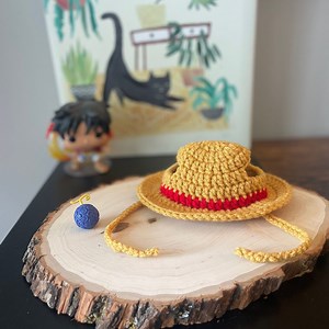 Handmade Crochet Straw Hat for Cats & Dogs - Etsy