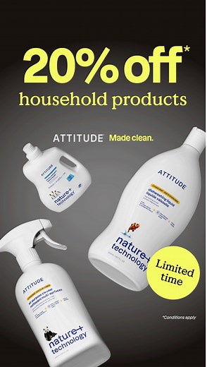 Stock up on all our body care products for adults, kids, and babies Get a free gift with any purchase of $125 or more ✨💜 | ATTITUDE