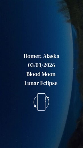 Timelapse of the Blood Moon Lunar Eclipse over Mount St. Augustine Volcano. #alaska #lunareclipse #bloodmoon #volcano