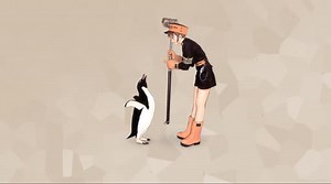 Anime Penguin Lively Wallpaper