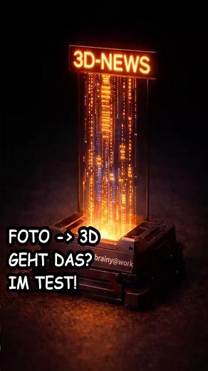 Foto zu 3D-Modell: Ich teste die neuesten KI-Tools