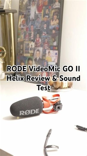 RODE VideoMic GO II Helix Quick Review & Sound Test