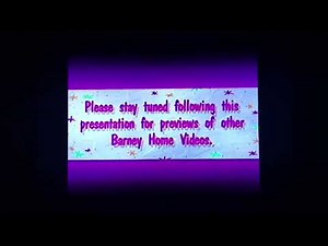 Please Stay Tuned For Barney Home Videos Bumper (2 Versions)