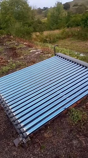 Solar hot water #solarpanel #solarthermal #offgrid #offgridliving #selfsufficient #homestead