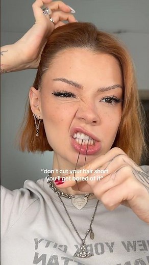 short hairstyle tutorial 💋