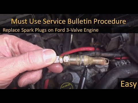 Spark Plug Replacement - 2004 thru 2008 4.6L, 5.4L, or 6.8L 3-Valve Ford Engines