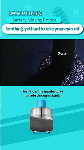 [How Batteries Are Made] Mixing Anode Slurry #battery #anode #slurry