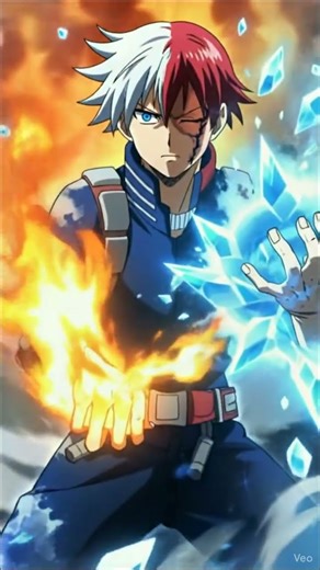 "The duality of power. 🧊🔥 #MyHeroAcademia #Todoroki"