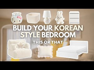 Build Your AESTHETIC Korean Bedroom 🤍🕯️| THİS or THAT