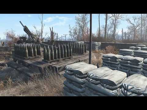 Fallout 4 Mod - 155mm Howitzer M1