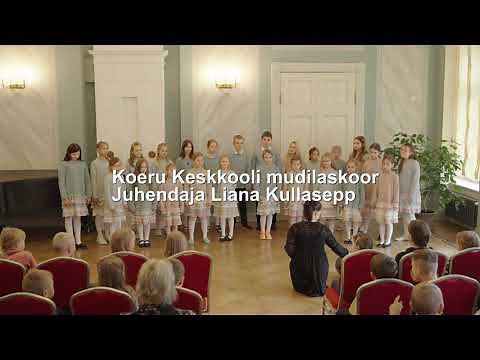 Koeru Keskkooli mudilaskoor esitab XIII noorte laulupeo laule