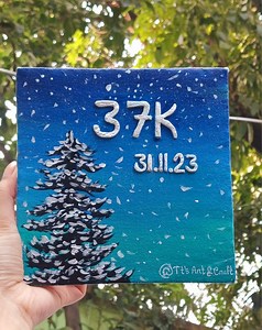 How to paint on canvas | Tt's art & craft