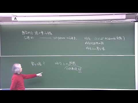 京都大学理学研究科 数学特別講義（函数解析学）「作用素環と共形場理論」第3回 河東 泰之（東京大学大学院数理科学研究科 教授）2018年4月11日