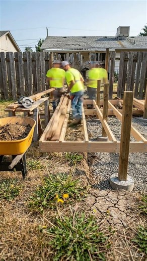 From Dirt to Dream: DIY Modern Deck Build 🌿✨