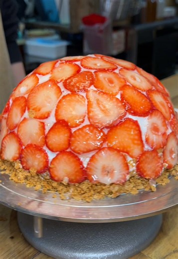 贅沢ないちごのズコットケーキ - 福岡の人気スイーツ