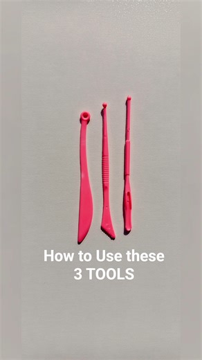 "How to Use Pink Clay Tools ASMR Sounds 🎨✨" #Shorts #YouTubeShorts #ASMRShorts