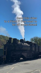 Send this video to a friend if they need to let off some steam! #bigtrains #steamlocomotive #railroads #railroadhistory | Big Trains