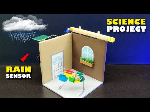 How To Make Rain Detector Clothe Protection || Rain Sensor Clothes Protection|| Science Project #iot