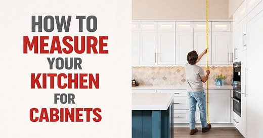 How to Measure Your Kitchen for Cabinets in 7 Steps