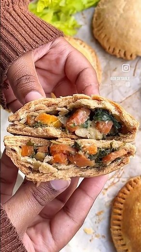 Savory Hand Pies 💚 #glutenfree #pie #recipe #food #easy #plantbased #shortsviral #shortsfeed