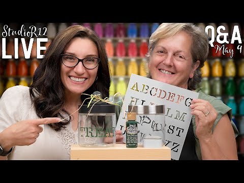 How to Paint on Glass with Stencils | DIY Dollar Tree Crafts | How to Stencil Letters