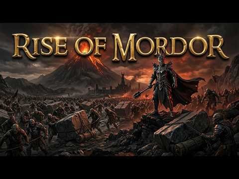 The Rise of Mordor: Sauron Builds the Dark Tower Barad-dûr | LOTR LORE #Lordoftherings
