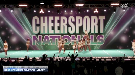 Northern Lights All Stars - Legacy [2026 L4 Senior Coed - D2 - Small Day 2] 2026 CHEERSPORT National All Star Cheerleading Championship