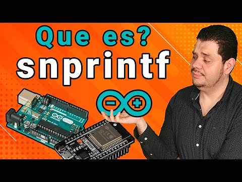 Formatea String en Array con snprintf en Arduino con ESP32 y ESP8266