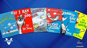 CONTROVERSY OVER SEUSS BOOKS PULLED FROM EBAY: After Dr. Seuss’ family pulled six of his titles from publication for containing racism imagery, eBay has announced they will not feature the titles—the co-hosts react and question if the site should do the same to other works. abcn.ws/2RiH3wd | The View
