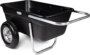 Amazon.com : Smart Carts Premium Yard Cart - Strong, Lightweight, and Perfectly Balanced (16" Air Filled Wheels) : Patio, Lawn & Garden