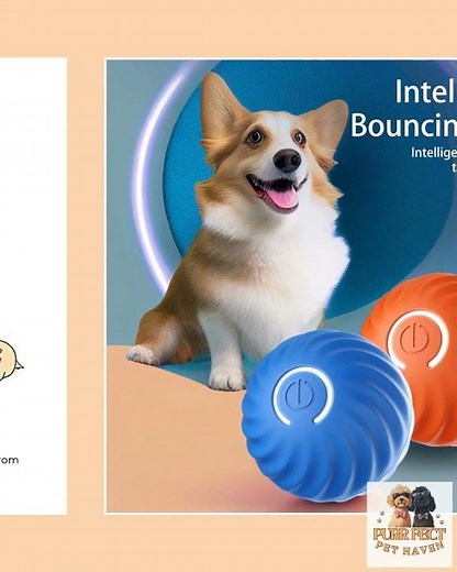 Automatic Smart Interactive Bouncing Ball Automatic Smart Dog Toy