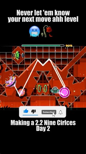 MAKING A 2.2 NINE CIRCLES LEVEL: DAY 2 #shorts