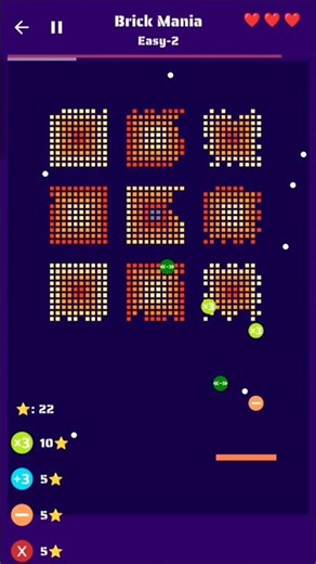 Brickmania Gameplay | Addictive Game | Level 2 #brickmania #gaming #games #shorts