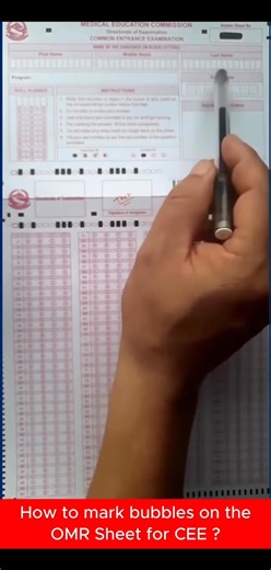 How to fill up OMR Sheet: 2025 輸爛喙 Share to help others爛爛 #copiedpost_from_MecNews | CEE MedPrep Zone | Facebook