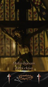 Faithful cross, above all other, One and only noble tree: None in foliage, none in blossom, None in fruit thy peer may be. Sweetest wood and sweetest iron, Sweetest weight is hung on thee! Croix fidèle,arbre unique, noble entre tous; nulle forêt n'en produit de tel par ses feuilles, ses fleurs et ses fruits; Douceur du bois, qui d'un doux clou, porte un si doux fardeau. #heraldsofthegospel #herautsdelevangile #goodfriday #VendrediSaint | Heralds of the Gospel - Hérauts de l'Évangile