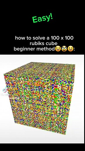 How to Solve a 100x100 Rubik's Cube: Easy Beginner-Friendly Tutorial