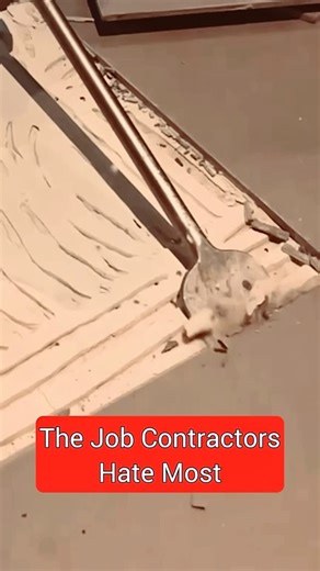 Luc Tremblay | Renovation | Vancouver BC on Instagram: "✅ Follow @built.to.code for more tips. Tile Removal: The Foundation of Any Renovation Removing 25-year-old ceramic from concrete requires physical force and proper technique. Step 1: Breaking the Tile Mid-size jackhammer with a 3-inch chisel blade. Position the sharp edge precisely between tile and concrete. Quality installation resists—try different angles of attack. Why It Matters: New flooring needs a clean, level substrate. Remnants and