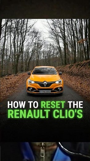 How to reset tyre pressure on a Renault Clio #renault #tyres #sensor #tutorial #travelling #car