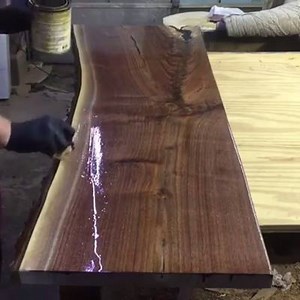 Strangely satisfying table oiling by @steelandgrain | Made in Shoreditch