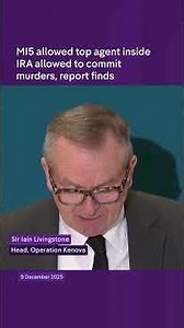 MI5 allowed top agent inside IRA allowed to commit murders, report finds