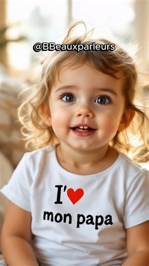 Message d'une petite fille pour son papa ❤️. Elle a raison ? #papa #amour #fille #père (vidéo réalisée avec IA) | BBeauxparleurs