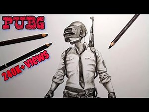 How to draw PUBG character step by step