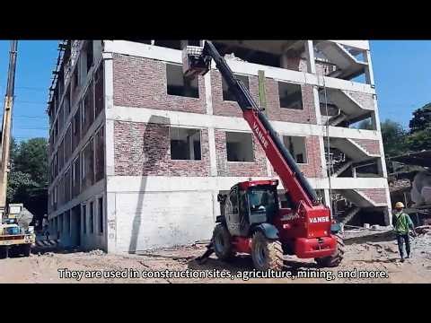 Telehandler Construction Working Video | Telescopic Handler on Job Site