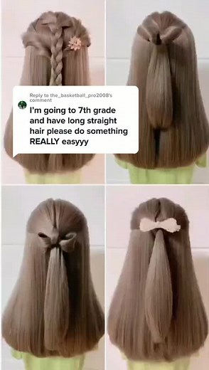 7th Grade Middle School Cute Easy Hairstyles Tutorial