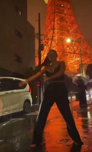 Dancing in the rain