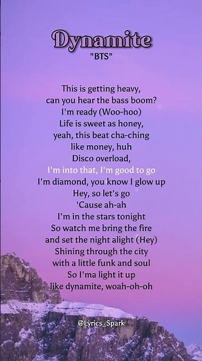 BTS - Dynamite (Lyrics) #lyricssong #dynamite #bts #kpopidol #kpopsong#ytshorts