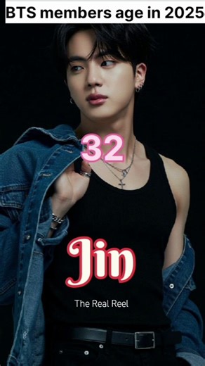 BTS members age in 2025📌#top10treandinghub #jin#jimjn#suga#RM#jungkook #j-hoop#v